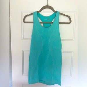 Zyia copper charged tank - aqua - size small
